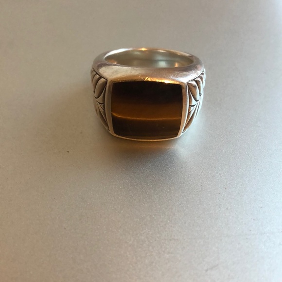 David Yurman Tigers Eye Sterling Silver 